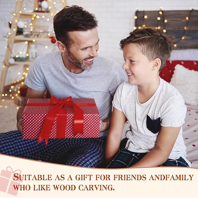 Olerqzer Wood Carving Kit,35-in-1 Wood Whittling Kit for Beginners,Whittling Knife Set Whittling Knife Wood Carving Knives Carving Tools with Large Storage Tool Bag(35PCS)