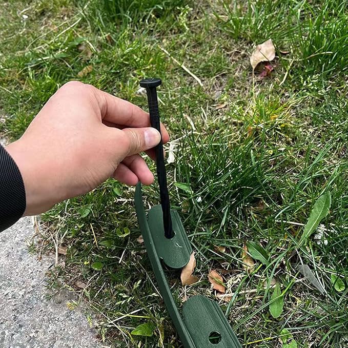 Landscape Edging,33FT Garden Edging Borders [Extra Tall 4IN High] Flexible Lawn Edging Kit with 30pcs Stakes,Mini Plastic Fence for Yard Flowerbeds,Grass-Green