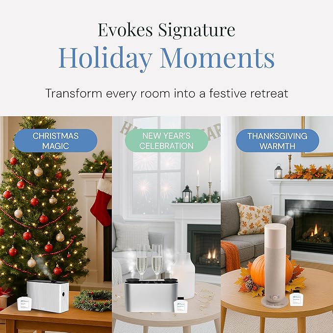 Winter Pine Aroma Oil, Christmas Essential Oil Blend for Diffusers & Scent Machines, Fresh Cut Pine & Fir Tree Fragrance, Cold-Air Diffuser Compatible, 100mL