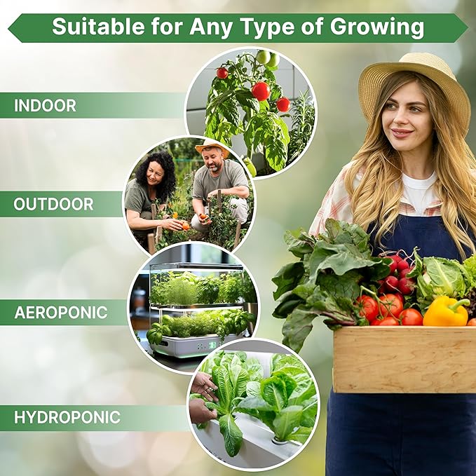 Organo Republic 25 Summer Vegetable & Herb Garden Seeds Variety Pack - 6,820+ Non-GMO Heirloom Veggie & Herb Seeds for Outdoors & Indoor Home Gardening: Tomato, Okra, Bean, Cucumber, Basil, Rosemary