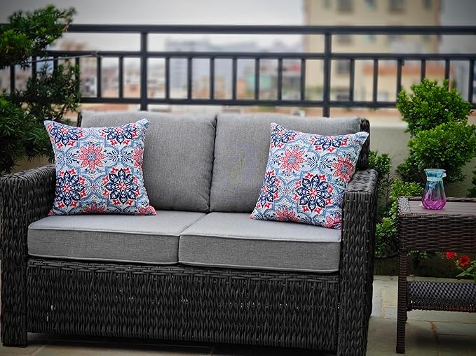 JMGBird Direct Outdoor Waterproof Pillows 18 * 18 Inch Throw Pillows for Patio Furniture