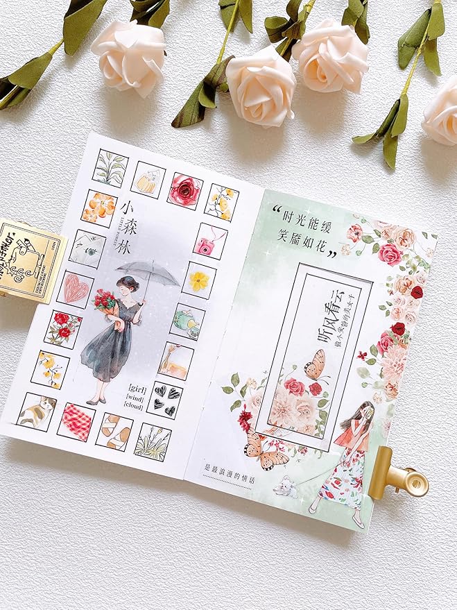 WT Pre-Cut Leisurely Days PET Tape Roll, Original Designs, Decorative Artist Tape for Bible Journaling, Bullet Journals, Scrapbooks, Planners & DIY Craft Supplies