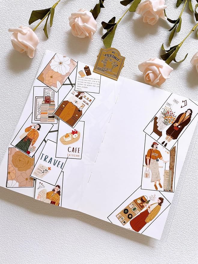 WT Pre-Cut Planner's Day 2 Washi Tape, Single Roll, Original Designs, Decorative Masking Tape for Journals, Planners, Scrapbooking, DIY Paper Projects