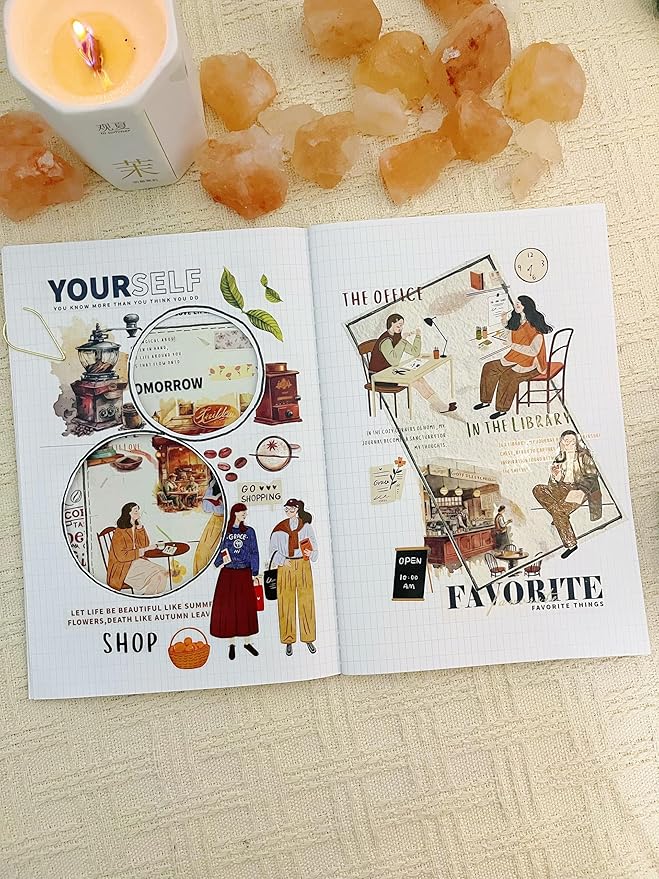 WT Pre-Cut Planner's Day 1 Washi Tape, Single Roll, Original Designs, Decorative Masking Tape for Journals, Planners, Scrapbooking, DIY Paper Projects