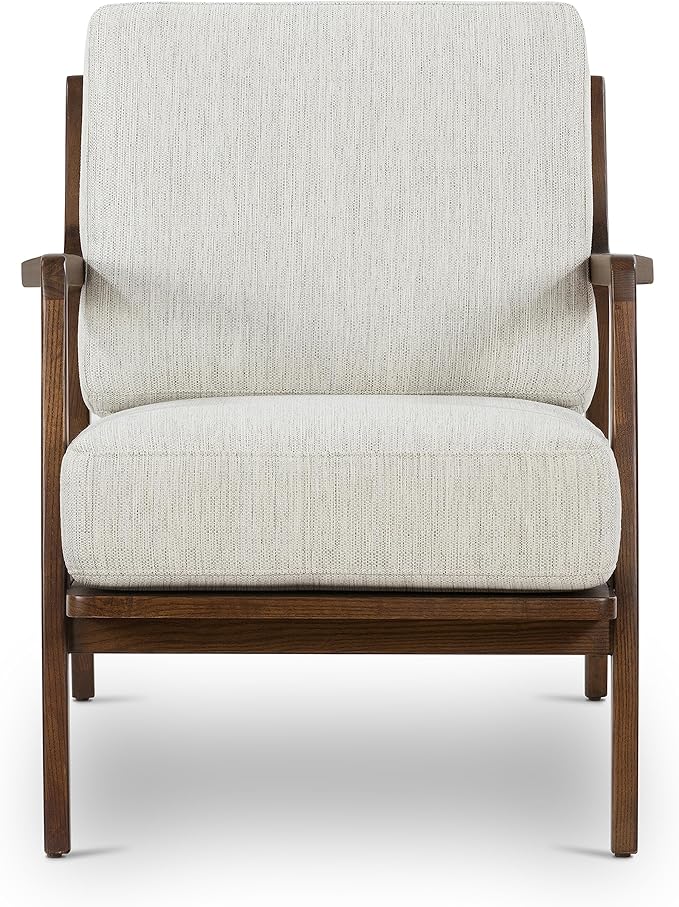 POLY & BARK Verity Lounge Chair, Bright Ash