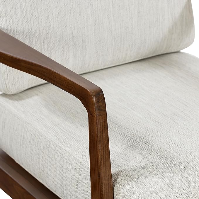 POLY & BARK Verity Lounge Chair, Bright Ash