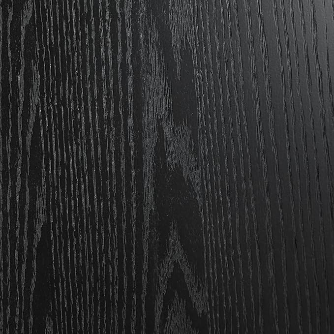 Casaphoria 79" Large Dining Table for 8, Wood Oval Living Room Table, Modern Farmhouse Kitchen Table with Scratch-Resistant Top & Wood Pedestal, Easy Assembly and Clean, Black