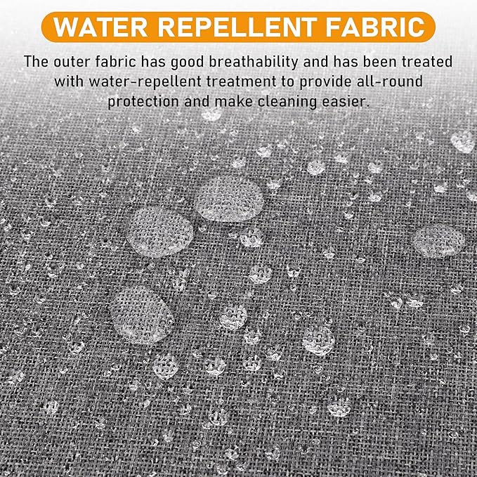 Floor Chair with Water Repellent Fabric 14-Position Adjustable Floor Chair with Back Support Portable Floor Seat for Adults Foldable Meditation Seat with Washable Cover (Dark Grey)