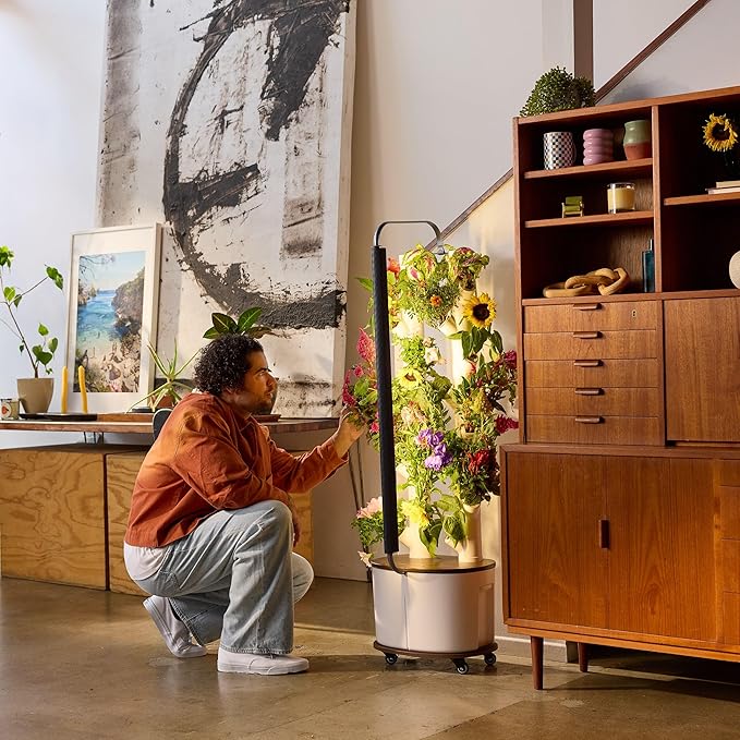 Gardyn Studio Dolly (a Rolling Cart Designed to Make Your Hydroponics Growing System Kit & Indoor Garden Tower Mobile) Easily Move Your Throughout Your Home While Protecting Your Floors