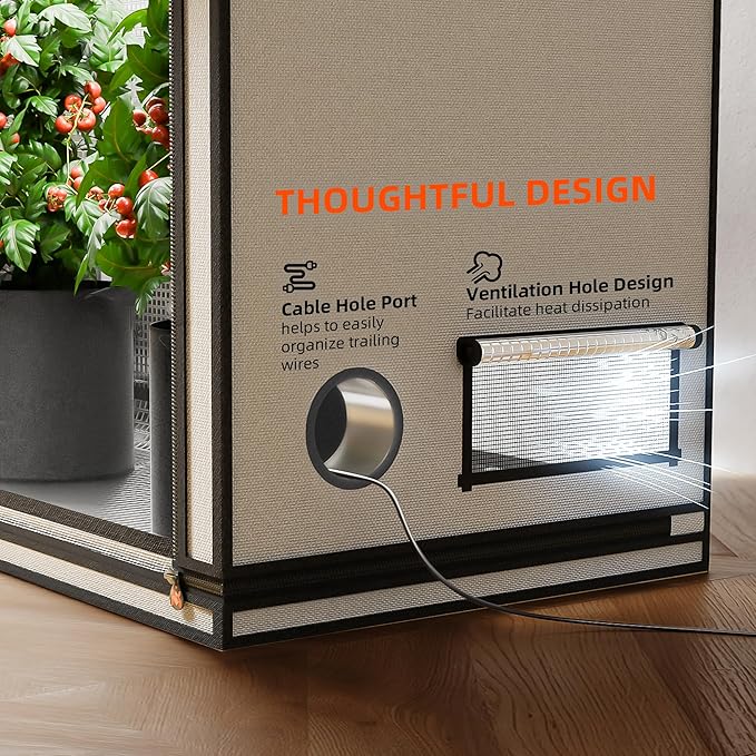 Spider Farmer Pro Series 3x3 Grow Tent, 36"x36"x72" with Roll-up Door, Observation Window Floor Tray, 2000D Thicken Mylar Canvas, 3x3x6 for Hydroponic Indoor Growing for SF4000, SE3000, G3000