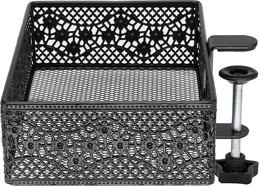Clip-on Drawer organizers,desk organizer,can be clipped around the table to store small items (black)