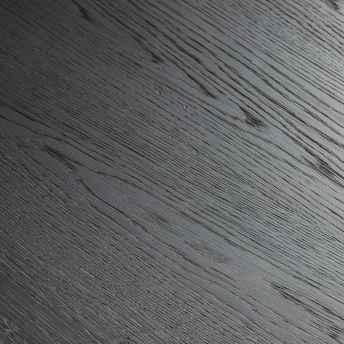 Casaphoria 67" Dining Table, Modern Kitchen Table for 4-6, Farmhouse Style with Rectangular Top & Rattan Legs, Easy Assembly for Living Room, Kitchen, Bar, Black