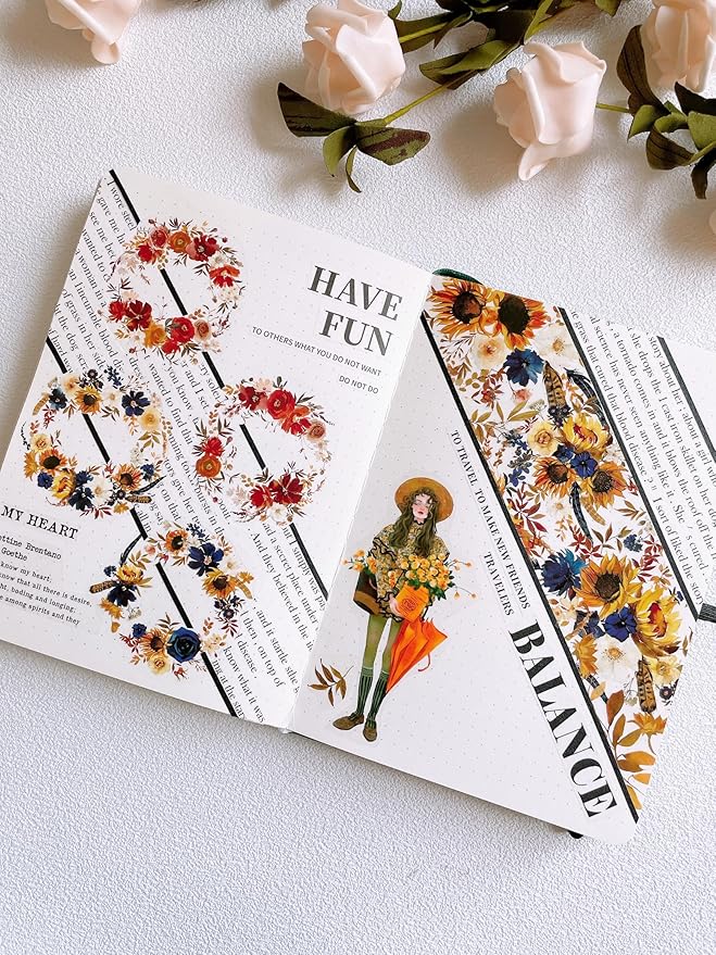 WT Fiery Dream Wide Washi Tape, Single Roll, Original Designs, Modern Fashion Girls Figures Decorative Adhesive Tape for Journaling, Scrapbooking, Bujo Planners, DIY Crafts