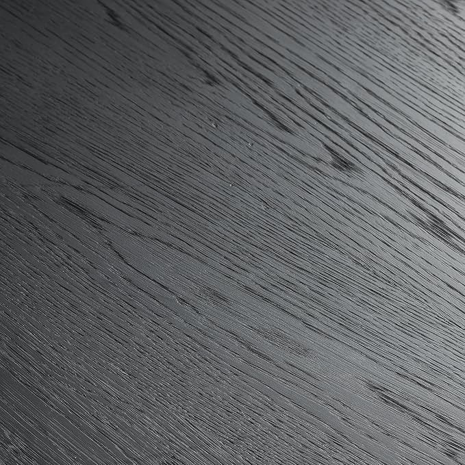 Casaphoria 67" Dining Table for 6, Wood Kitchen Table with Scratch-Resistant Top & V-Shaped Base, Modern Farmhouse Rectangular Dining Table for Living Room, Kitchen, Easy Assembly, Black