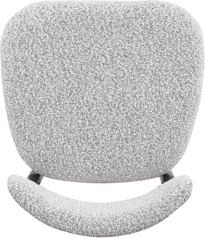 Morden Fort Counter Height Bar Stools Set of 4, Modern Upholstered Counter Stools with Black Metal Legs, Boucle Island Chairs for Kitchen, Dining Room and Bar