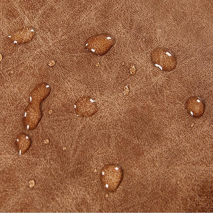 Yaheetech Bar Stools Set of 2, PU Leather Swivel Barstools, Height Adjustable Counter Chairs, Modern Stools with Back for Bar Kitchen Island Dining Room, Retro Brown