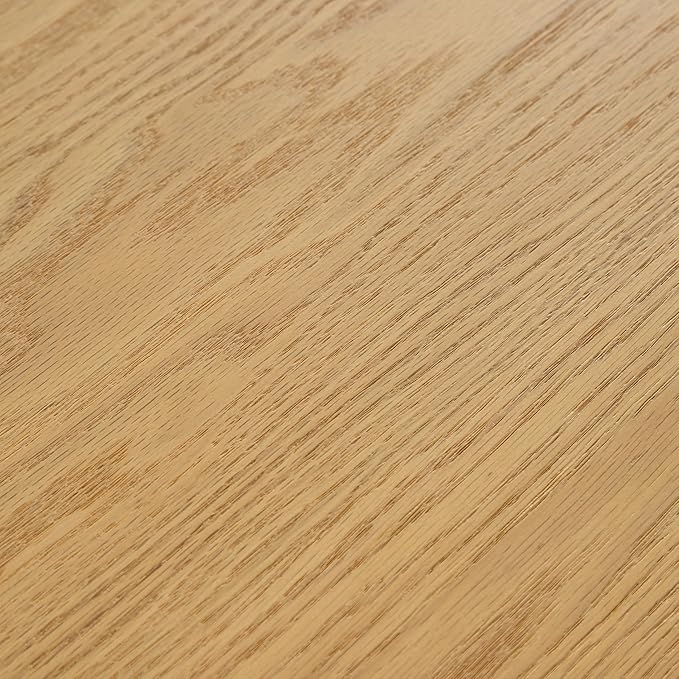 Casaphoria 67" Large Dining Table for 6, Wood Oval Living Room Table, Modern Farmhouse Kitchen Table with Scratch-Resistant Top & Wood Pedestal, Easy Assembly and Clean, Oak