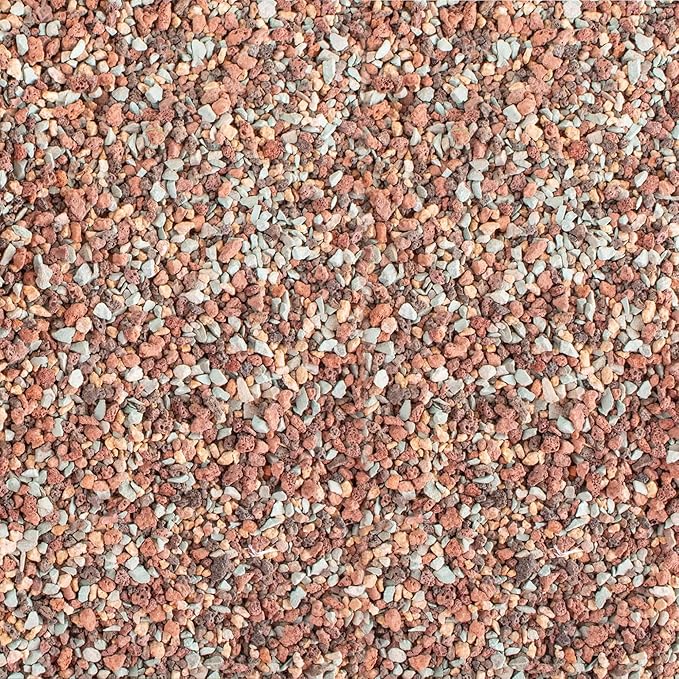 45lb Mix Lava Rocks for Plants in Door -Gravel Pebbles for Bonsai Succulent Cactus Potting Soil and Vase Fillers, Fairy Gardening,Top Dressing