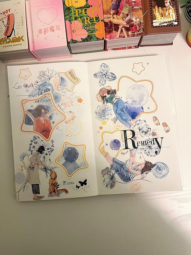 WT Pre-Cut Leisurely Days Washi Tape Roll, Original Designs, Decorative for Bible Journaling, Bullet Journals, Scrapbooks, Planners & DIY Craft Supplies