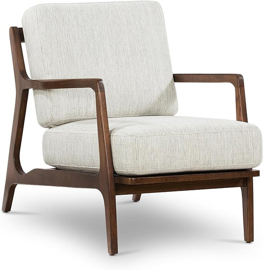 POLY & BARK Verity Lounge Chair, Bright Ash