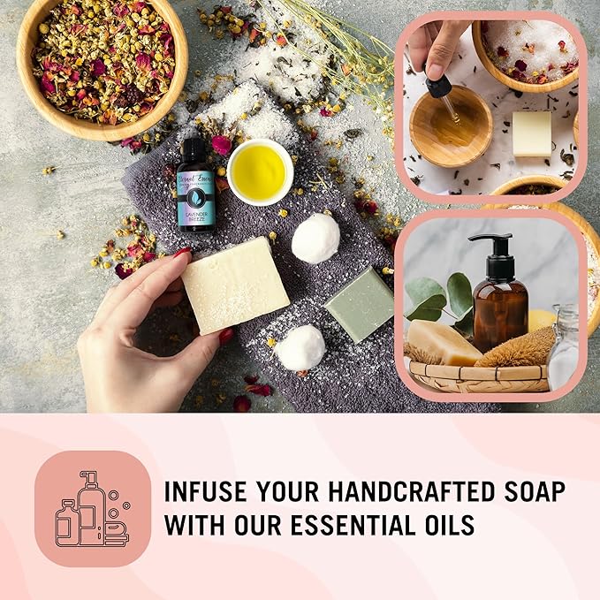 Eternal Essence Oils Afternoon Tea Set of 6 Premium Fragrance Oils - Includes Green Tea, Black Fig & Honey, Cucumber, Lemon Sugar, Vanilla and Coconut Cream Scented Oils - 10ML