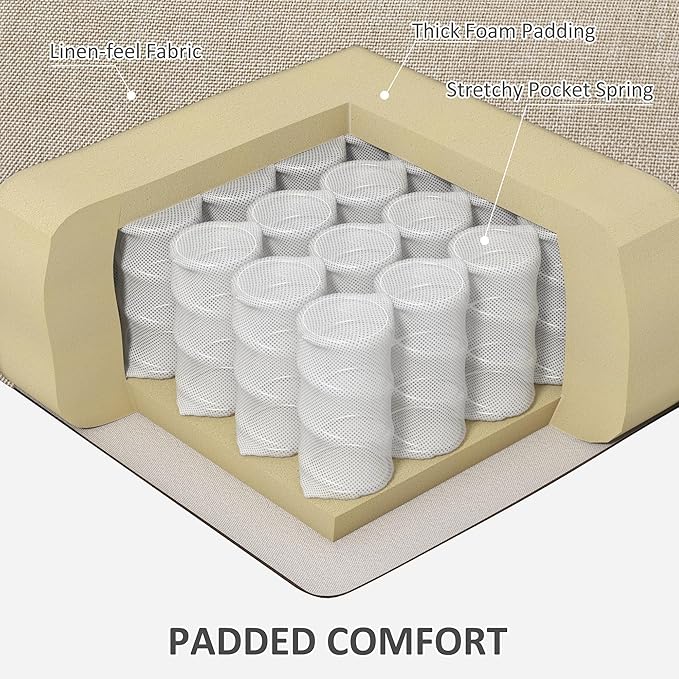 HOMCOM Power Lift Recliner Chair for Elderly, Easy Assembly, Fabric Lift Chair for Adults, Recliner Sofa with Remote Control, Side Pockets for Living Room, Beige