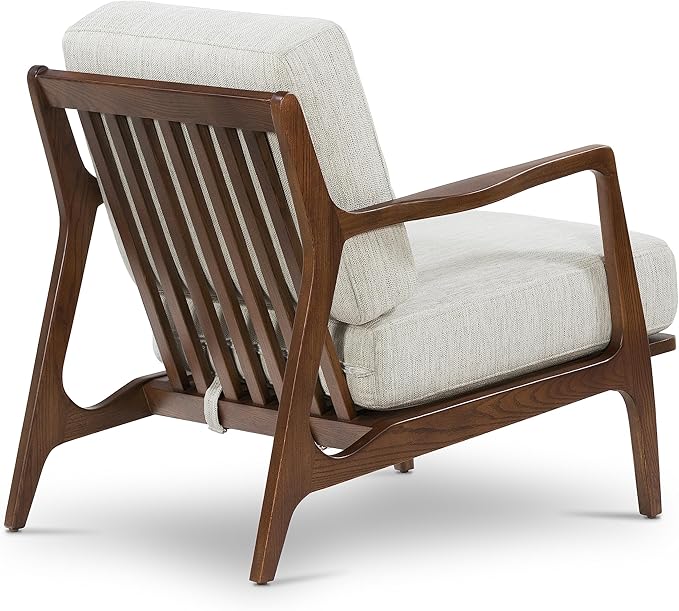 POLY & BARK Verity Lounge Chair, Bright Ash