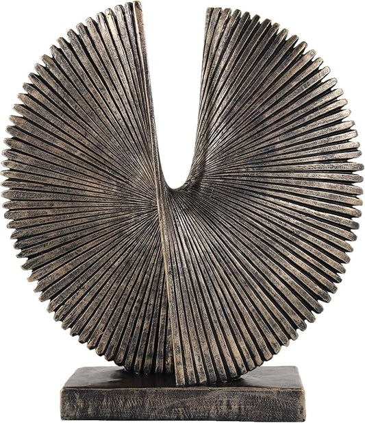 Modern Abstract Round Decorative Sculpture , Dining Living Room Desk Decor,Geometric Home Decor Statues,Shelf Top Decor Aesthetics,making it perfect for placing coffee tables or office shelves