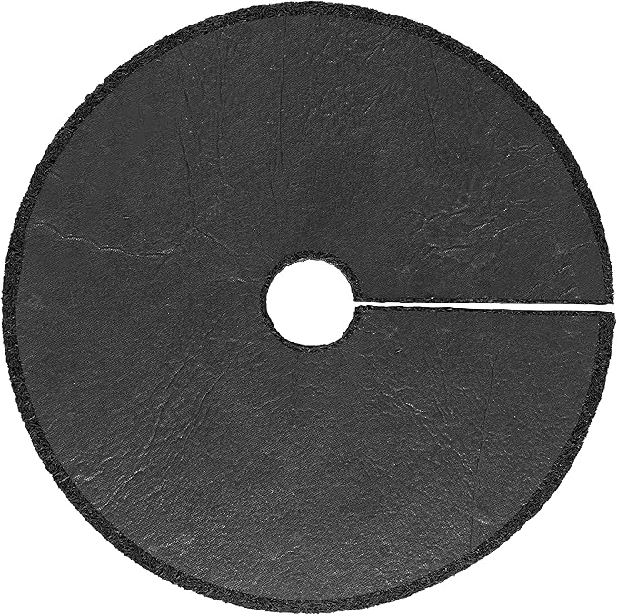 Rubberific 24" Rubber Mulch Tree Ring - 3 Pack (Black)