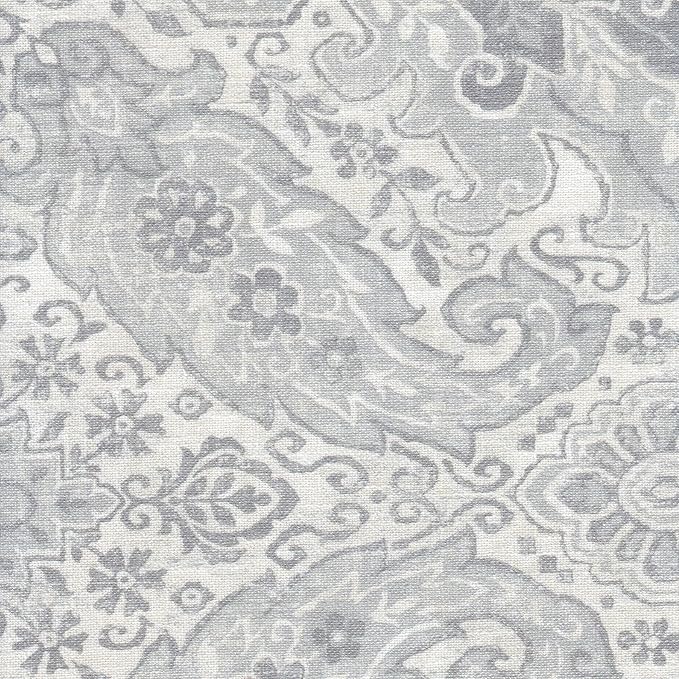 Homepop Home Decor | Upholstered Classic Swoop Arm Accent Chair | Accent Chairs for Living Room & Bedroom | Decorative Home Furniture, Gray Damask