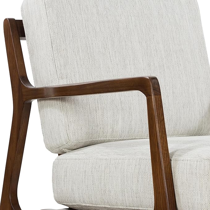 POLY & BARK Verity Lounge Chair, Bright Ash